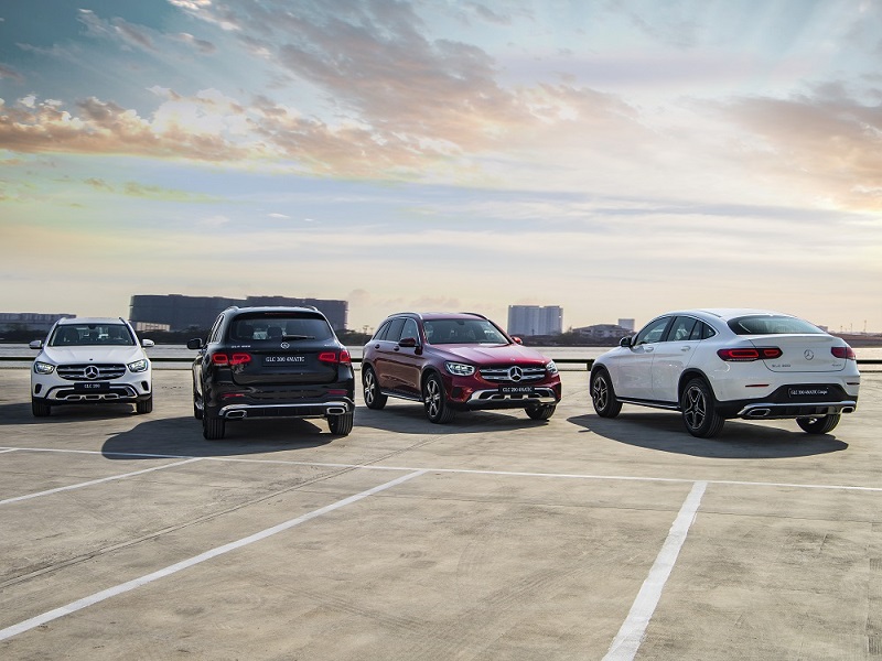 So sánh sự khác biệt giữa các phiên bản Mercedes-Benz GLC 2022
