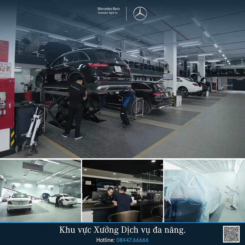 Vinamotor Nghệ An đại lý ô tô Mercedes 5 sao tốt nhất khu vực Đông Nam Á